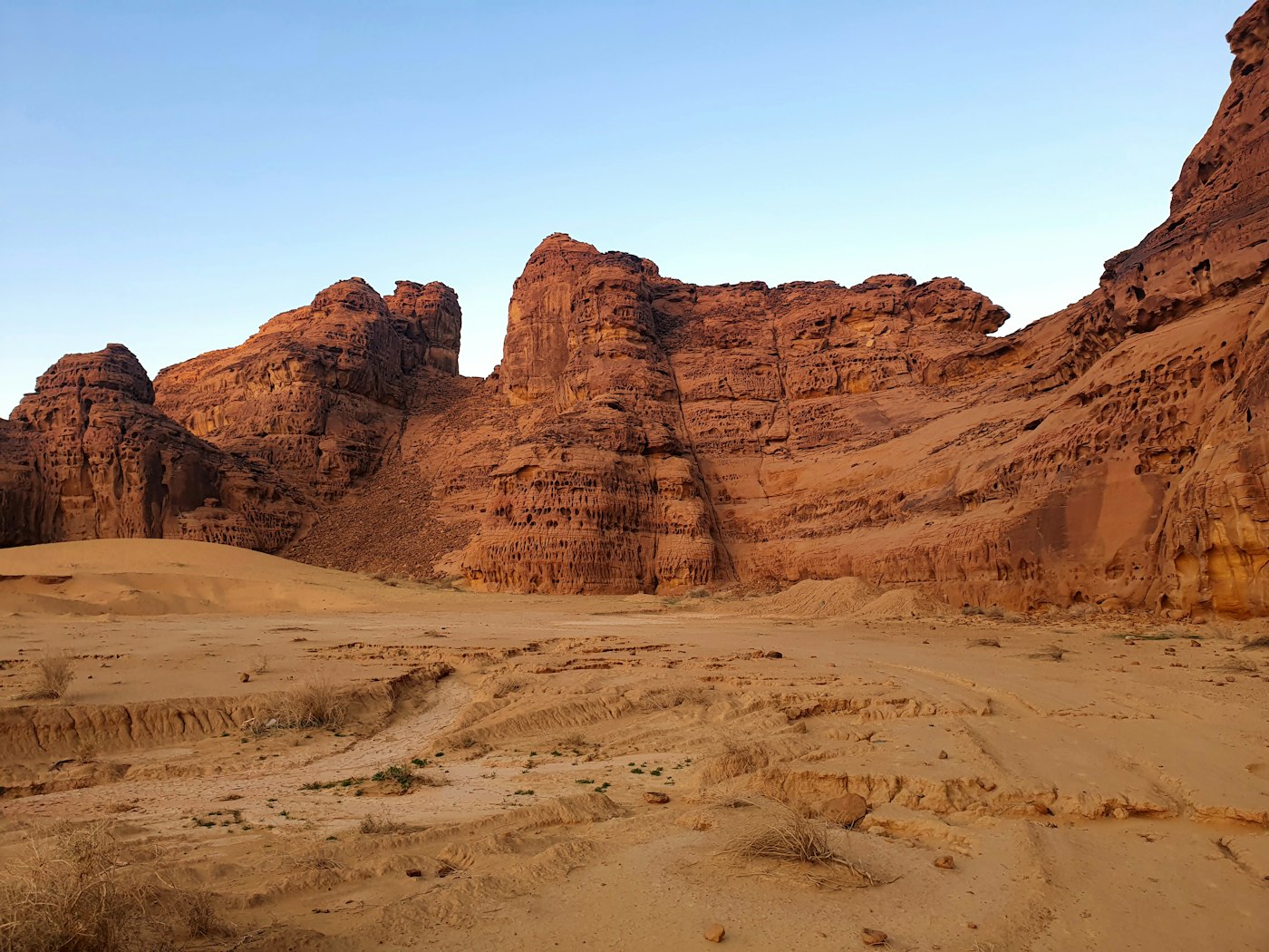 Qiddiya rocky plateau terrain